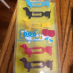 Dachshund Wine Glass Markers